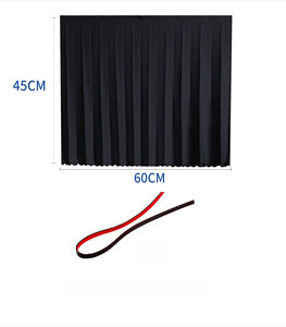 Car Curtain Fabric Sunscreen Insulation Sunshade Magnetic Sunshade Curtain Body <b>Kit</b> Universal For All <b>Models</b> Car Accessories - Product Image 5