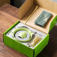 Boîtes cadeaux d'outils à matcha avec logo personnalisé, vente en gros, 4 à 7 pièces, fouet en bambou, bol à matcha en céramique, ensemble de cérémonie du thé japonais
