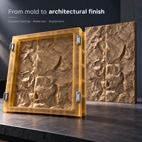 Moule mural en panneaux de béton PU Tietuo C005-G1 à faible rétrécissement, spécialisé dans les moules en mousse PU, support pour moules d'essai