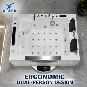 Vasca <span class=keywords><strong>Idromassaggio</strong></span> Portatile Premium per 2 Persone in Acrilico, con TV Impermeabile e Termostato, Moderna Vasca <span class=keywords><strong>Idromassaggio</strong></span> Doppia per <span class=keywords><strong>Hotel</strong></span> - Product Image 2