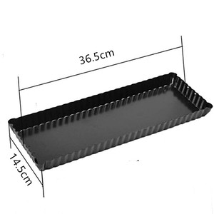 Padella <span class=keywords><strong>per</strong></span> crostata rettangolare e <span class=keywords><strong>quiche</strong></span> con fondo staccabile rimovibile <span class=keywords><strong>per</strong></span> torta - Product Image 6