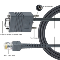 SOTESIN CBA-R01-S07PAR 7FT 2m Cable de datos del escáner de código de barras para Zebra Symbol 2208 Li4278 DS8108 DS2278 DB9 a R
