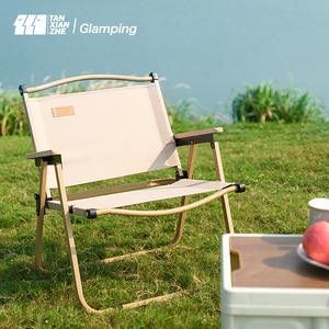 เก้าอี้พับสำหรับกิจกรรมกลางแจ้ง Explorer ทำจากอลูมิเนียมและผ้า Oxford เหมาะสำหรับสวน แคมป์ปิ้ง ปิกนิก ตกปลา ดีไซน์เรียบง่าย - Product Image 2