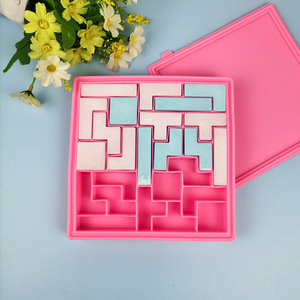 Moule en silicone <span class=keywords><strong>Tetris</strong></span> pour blocs de construction, bac à glaçons, résine époxy, décoration de gâteaux et pâtisserie - Product Image 3