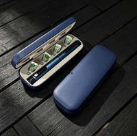 Étui de transport portable pour stylo à insuline YSJCK, en PU, doublure en peluche, couleur personnalisée, boîte de rangement multifonctionnelle (modèle V2/V3)