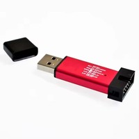 Simulador ST-Link V2 Mini STM8 STM32 de Fábrica, Programador de Descarga con Cubierta y Cable DuPont