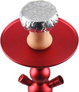 50 pièces/paquet 0.03mm Shisha feuille d'aluminium spéciale pour Shisha et narguilé papier avec trou - Product Image 2