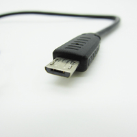 Chargeur personnalisé Données D'origine Noir 5pin Puissance Câble USB Android Câble Micro USB
