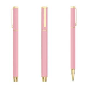 Stylos à bille hexagonaux en métal, plusieurs couleurs, design hexagonal, clip doré, cadeau promotionnel d'entreprise, stylo à bille avec logo personnalisé - Product Image 3