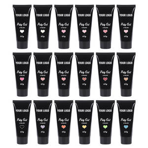Grosir Gel poli warna-warni Gel akrilik pemoles Label pribadi kustom profesional Gel ekstensi kuku - Product Image 5