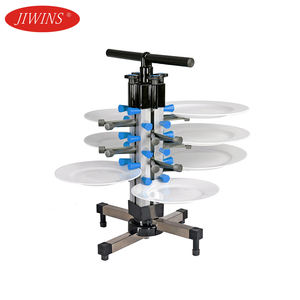 Jiwins होटल भोज स्टेनलेस स्टील की सेवा गाड़ी भोजन ट्रॉली मोबाइल प्लेट रैक गाड़ी के लिए 84 Pcs पकवान थाली - Product Image 4