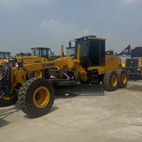Niveleuse Xugong 2153 d'occasion, moteur 162 kW, pour la construction routière, l'entretien des autoroutes et le nivellement de terrains à grande échelle