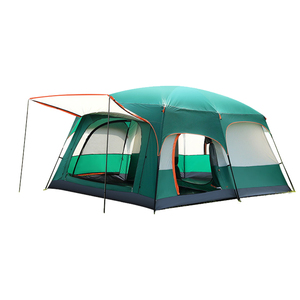 Tenda da Campeggio Grande Personalizzata con Due Stanze e Parasole Impermeabile per Escursioni Familiari, Tessuto Oxford all'Ingrosso - Product Image 2