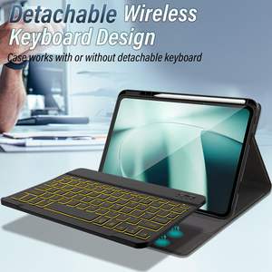 Housse de clavier rétroéclairée sans fil BT magnétiquement détachable pour <span class=keywords><strong>Oneplus</strong></span> Pad Go 11.35 pouces 2023 - Product Image 2