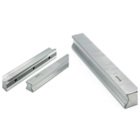 Supports de rail de guidage linéaire robustes pour ascenseur, ronds, 50 mm