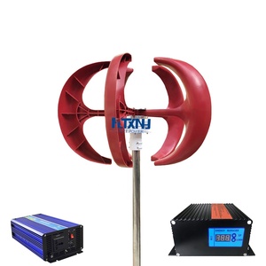 1kw 2kw 3KW bán buôn đèn lồng đỏ Loại Tuabin gió thẳng đứng 500W Mini Máy phát điện tuabin gió 12/24V 800W - Product Image 2