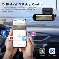 Nueva Cámara para Auto 4K+4K con Visión Nocturna, DVR con Wifi y GPS Integrados, Grabación en Bucle