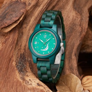 Orologio da Polso da Donna 2026 Nuovo Modello Sette <span class=keywords><strong>Stelle</strong></span> Accompagnano la Luna, in Legno, Leggero, con Calendario, al Quarzo, Quadrante Piccolo Unico per Ragazza - Product Image 6
