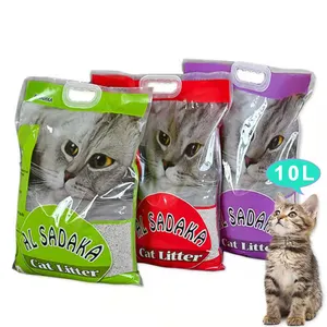 Litière pour chat à agglomération rapide, granulés de Bentonite, sable pour chat