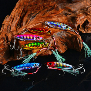Leurre de pêche <span class=keywords><strong>Horizon</strong></span> Metal Jig 10g 15g 20g 30g 40g 50g avec hameçons assistés pour jigging, leurre de pêche en mer à lancer lent - Product Image 6