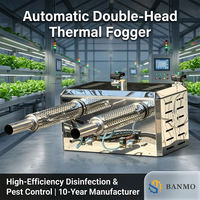 Générateur de fumée thermique pulsée à double tête professionnel BANMO 2026 - Machine de pulvérisation industrielle pour la lutte antiparasitaire et la désinfection