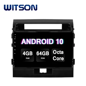 WITSON Android 10.0 Mobil DVD Player untuk TOYOTA 2008-2012 LANDCRUISER 200 4GB RAM 64GB FLASH Layar Besar Di Mobil Dvd Player