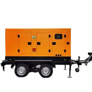 Tragbarer elektrischer Generator 50kw 65kva Anhänger leise 40 kw 50kva Diesel generator Bester Preis 50 kva 40kw