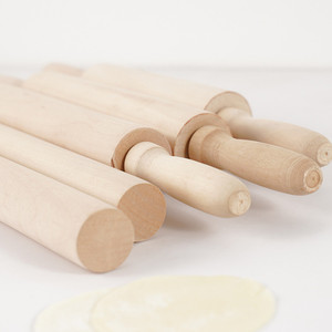 Thân Thiện Với Môi Bằng Gỗ Cán <span class=keywords><strong>Pin</strong></span> Với Quay Vòng Trung Bộ Và Tay Cầm Bằng Gỗ Cho Baking <span class=keywords><strong>Pastry</strong></span> Bột Kẹo Ngọt Bánh <span class=keywords><strong>Pizza</strong></span> Con Lăn - Product Image 3