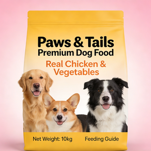 Sacs Ziplock Personnalisés <span class=keywords><strong>de</strong></span> 1 kg avec Lignes <span class=keywords><strong>de</strong></span> Déchirement, Sachets en Aluminium, Sachets Doypack Écologiques pour Aliments pour Animaux, Sacs Premium pour Croquettes pour Chiens - Product Image 2