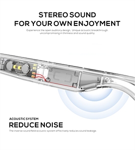 Occhiali da sole intelligenti di nuovo arrivo Anti luce blu occhi di protezione audio bluetooth 5.0 occhiali - Product Image 5