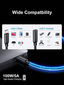 20V 10Gbps USB C 3.1 Gen 2สาย4K 60Hz เอาต์พุตวิดีโอ PD ชาร์จเร็ว PD สำหรับโทรศัพท์16 <span class=keywords><strong>Huawei</strong></span> MateBook iPad <span class=keywords><strong>Chromebook</strong></span> - Product Image 4