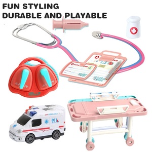 Kit de jeu éducatif en plastique ABS pour <span class=keywords><strong>docteur</strong></span>, jouet de simulation médicale pour filles, petite trousse de <span class=keywords><strong>docteur</strong></span> pour jeu d'imitation - Product Image 3