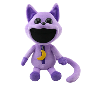 ตุ๊กตาผ้ามอนสเตอร์สีม่วงของเล่นนุ่มยิ้มน่ากลัวตุ๊กตายัดนุ่นของเล่นนุ่มไม่เหมือนใคร - Product Image 1