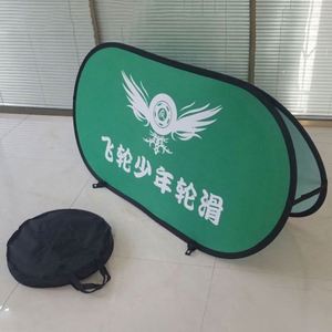 Custom Vintage Pop up a <b>Frame</b> Banners with Zinc-plated Steel <b>Frame</b> Polyester Material Tension Screen <b>Backdrop</b> Logo and Stand - Product Image 5