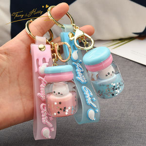 Racy & erry ogurt acottle acacaron uuicksand loendant Ant UTE ititten oll Cat crycrylic nnto iquid Il eychain - Product Image 3