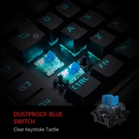 Clavier de jeu miniature rétroéclairé RVB portable, interface à une main, USB pour PC pour PS4 Xbox - Clavier de jeu mécanique et manette