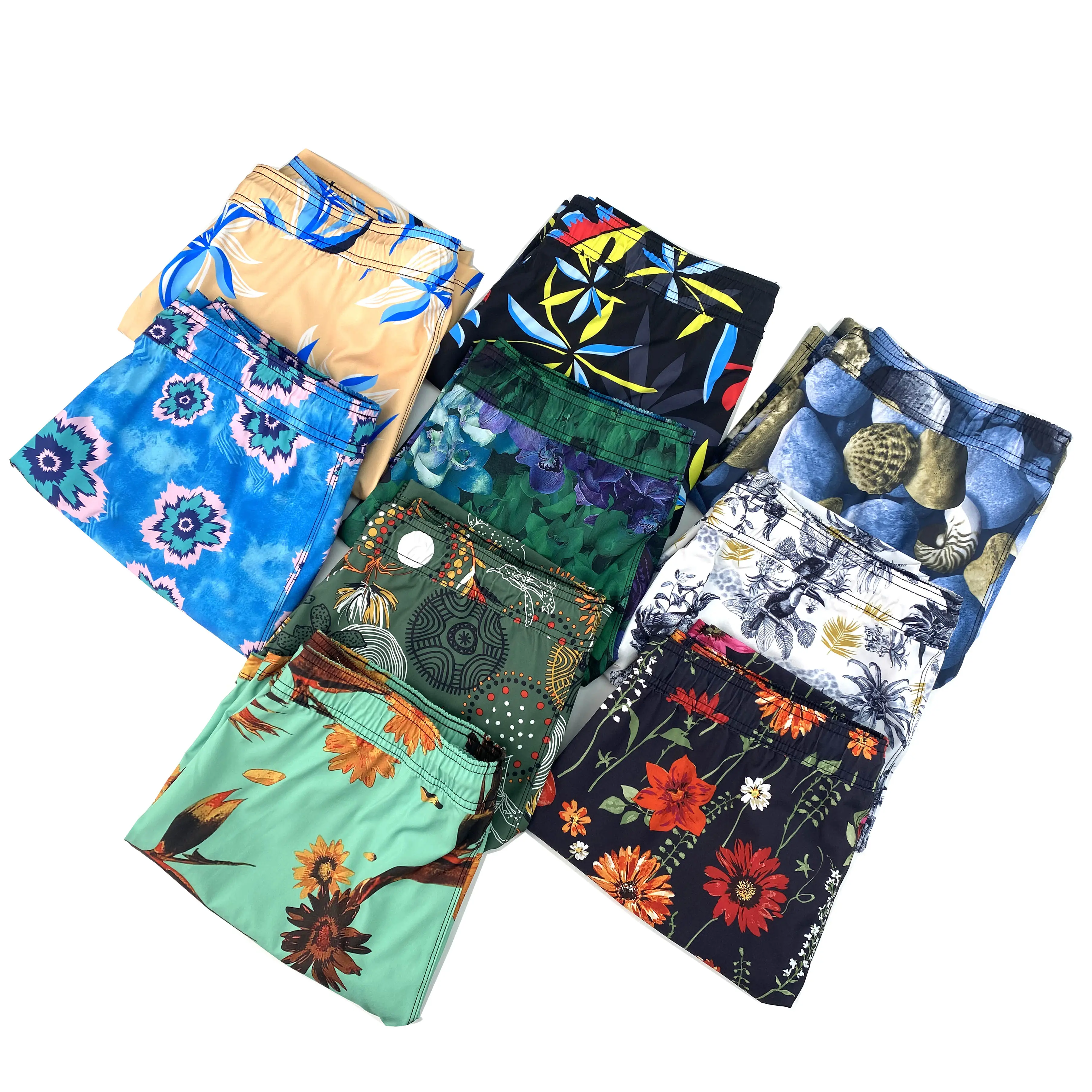 Surf Boardshort Hombres Traje de baño Pantalones cortos Natación Tronco Hombres Quick Dry Board Shorts