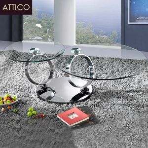 En gros Meilleure Vente En Métal Promotionnel <span class=keywords><strong>Pivotant</strong></span> Rond Extensible <span class=keywords><strong>Plateau</strong></span> En Verre Chromé Bague En Argent <span class=keywords><strong>Table</strong></span> <span class=keywords><strong>Basse</strong></span> Rotative - Product Image 5