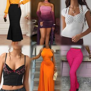 Low Price Clearance of Women's Clothing High-quality Dresses Tops T-shirts Pants Short Skirts Clothing Inventory <b>Mixed</b> Shipping - Product Image 3