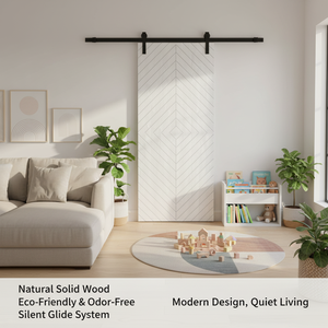 <span class=keywords><strong>Porte</strong></span> coulissante étanche personnalisable GUJIE - <span class=keywords><strong>Porte</strong></span> <span class=keywords><strong>de</strong></span> <span class=keywords><strong>grange</strong></span> moderne d'origine usine pour chambre et salon <span class=keywords><strong>en</strong></span> <span class=keywords><strong>bois</strong></span> massif et MDF composite - Product Image 3
