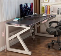 Ensemble de chaises de bureau modernes et extensibles en MDF pour la maison et le bureau pour les jeux, l'écriture et l'école pour la chambre à coucher et les étudiants