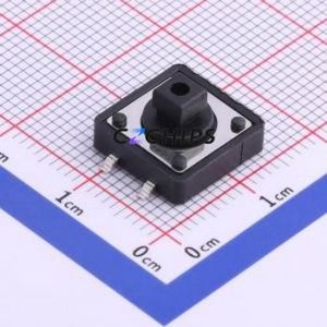 K2-1103ST-A4SW-04 Tactile Switch SMD-4P,12x12mm Switch 2.5N Vertical Mount 12mm 12mm - Product Image 1