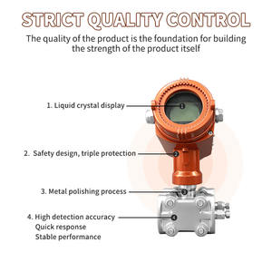 Trasmettitore di Pressione Differenziale Intelligente Antideflagrante IP66 JVLER in Materiale SUS316 con Uscita 4-20mA RS485 per Liquidi e Gas - Product Image 5