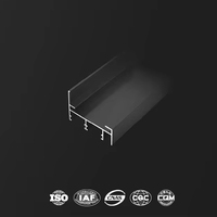 6063, nuevo diseño anodizado, marco de ventana de puerta de cocina de aluminio extruido, perfil de aluminio, ventanas y puertas de aluminio para Tanzania