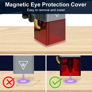 Module <span class=keywords><strong>laser</strong></span> bleu à focalisation fixe <span class=keywords><strong>LASER</strong></span> TREE 45 mm, puissance 5 W, avec protection oculaire pour découpe CNC - Product Image 4