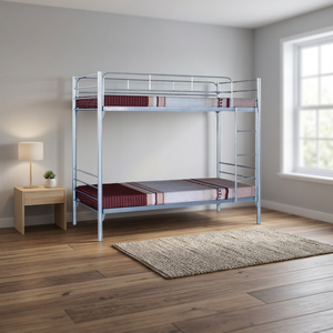 Lit superposé en métal robuste M-BB-03 |   Lit superposé en acier double taille pour dortoir, auberge, appartement et usage résidentiel - Product Image 1