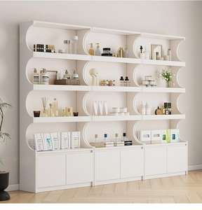 Kundenspezifische <span class=keywords><strong>LED</strong></span>-Lichtvitrine Kosmetikgeschäft Maßgefertigtes Regal <span class=keywords><strong>Display</strong></span> Direktverkauf Fabrik Mall Parfüm-<span class=keywords><strong>Display</strong></span>-Ständer - Product Image 1