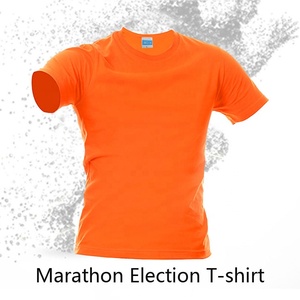 Custom Wholesale 3D Twill Casual Printed Blank Sport Cheap Polyester Promotional Election Campaign Quality Men T-Shirt