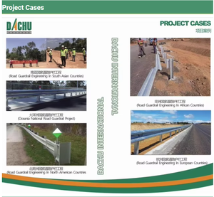 Venta Directa de Fábrica: Barrera de Tráfico, Barrera Anticolisión con Viga Corrugada, Divisor de Carreteras, Valla Galvanizada para Carreteras y Autopistas - Product Image 5