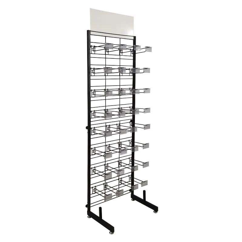 Free Standing Metal Wire Mesh Display